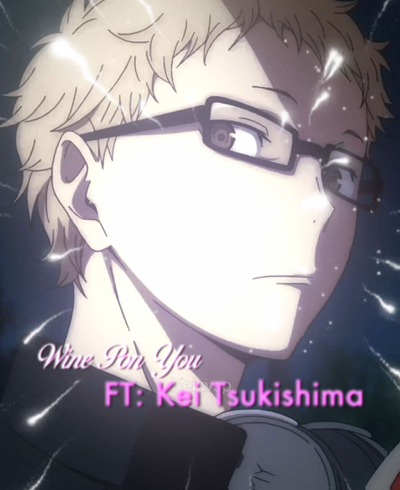 🎧 :: #TSUKISHIMA :: I accidentally use clip twice😭  - ib: @𝑑𝑎𝑖𝑠 𝜗𝜚˚⋆  - hashtags: #tsukishimakei #kei #tskushima #haikyuu #haikyuuedit #tsukishimaedit #videostar #fy #fyp 