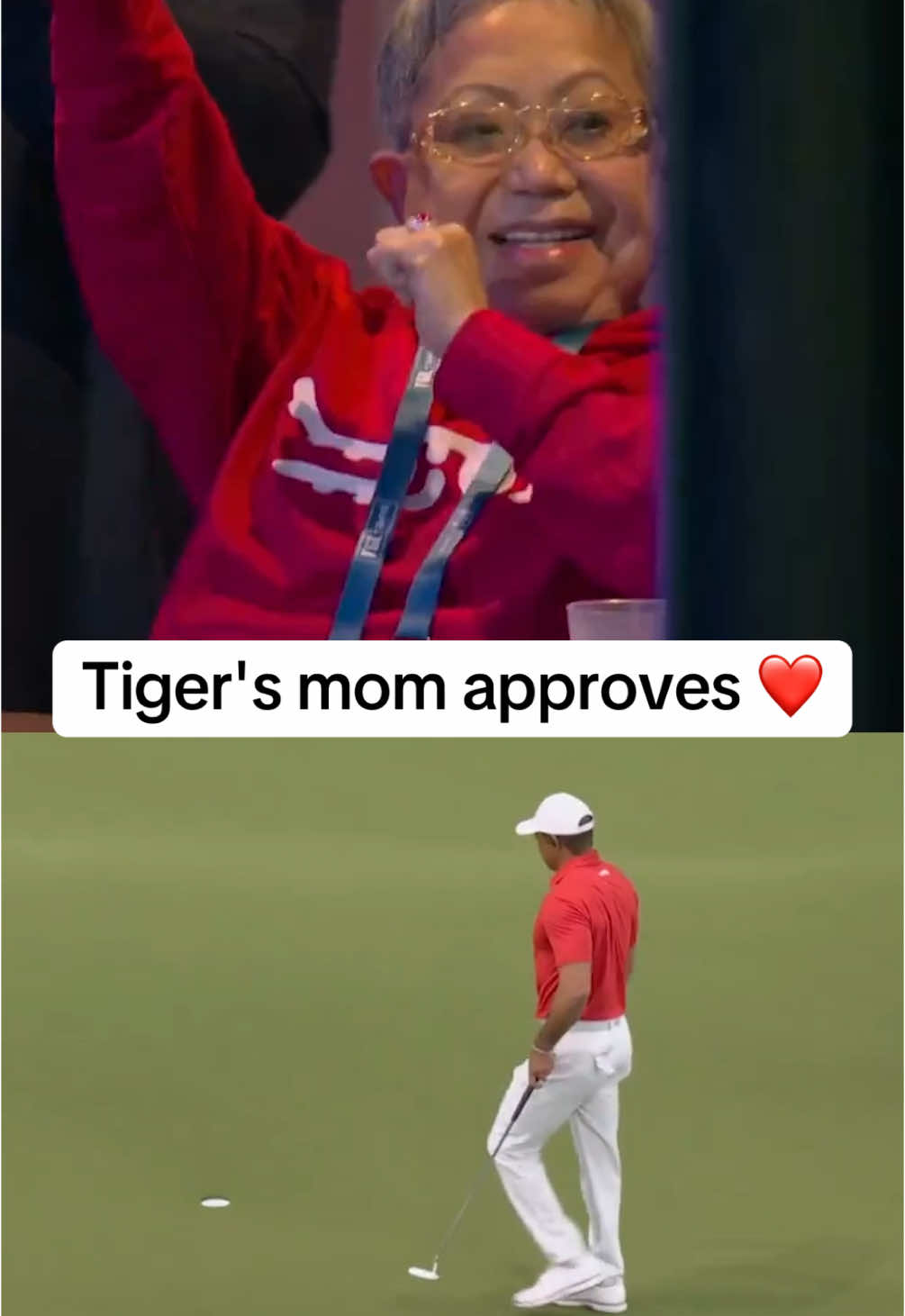 #TigerWoods #family #mom #TGL