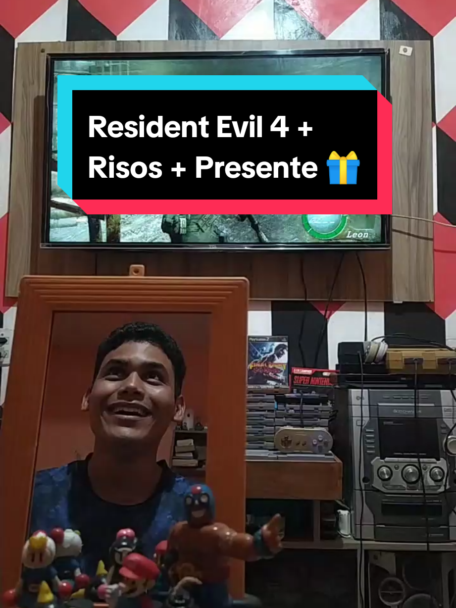 Jogando RE4 só pra rir kkkk e obrigado @lyaaraujo68 pelo presente xuxuuuuu❤️😘 #LIVEhighlights #TikTokLIVE #br  #LIVE #residentevil4 #re4 #fyp  #leonkennedy #ps2 #nostalgia 