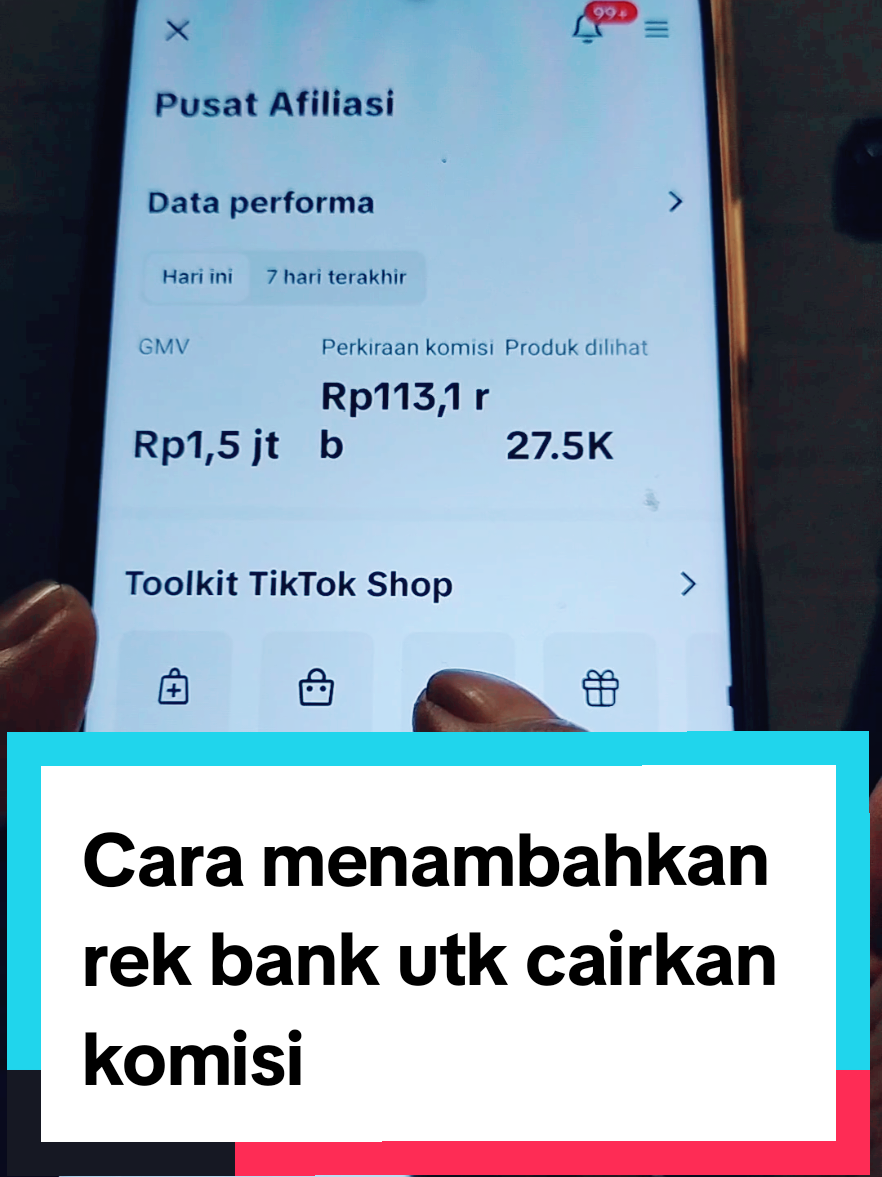 Membalas @chama_chamiTutorial cara menambahkan rekening bank untuk mencairkan komisi tiktok affiliate  #caramemasukanrekbank #caramenambahkanrekbank #caracairkankomisiaffiliate #kisahpakdeno 