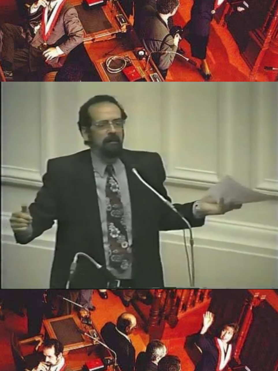 Javier Diez Canseco: En las elecciones parlamentarias de 1995, Diez Canseco volvió a postular al Congreso de la República por Izquierda Unida y fue elegido, junto Rolando Breña Pantoja como únicos representantes de la IU, para el periodo 1995-2000. En 1998, junto a Lourdes Flores y Mauricio Mulder, juntaron firmas para la convocatoria a un referéndum en contra de la segunda reelección de Alberto Fujimori a la presidencia de la república. Sin embargo, dicho referéndum no obtuvo éxito tras maniobras fraudulentas por parte del fujimorismo.#paratiiiiiiiiiiiiiiiiiiiiiiiiiiiiiii #fyp #congreso #edit #politica #peru🇵🇪 #video #elecciones #History #historia #educacion #rip 