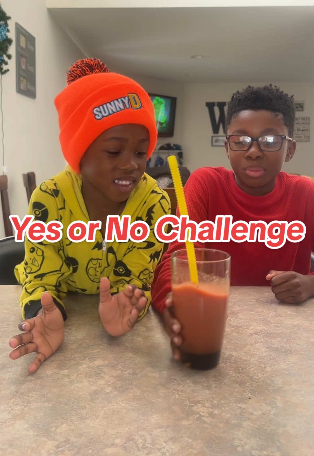 Zane going back for more is CRAAAZZZYYY!!!!!  lol #YesOrNo #yesornochallenge #FamilyFun #FamilyTime #Kidsoftiktok #kidchallenge #FamilyChallenge #BlackTikTok #blackfamily #FamilyGames #GameNight #TheWalkersWorld 🌎