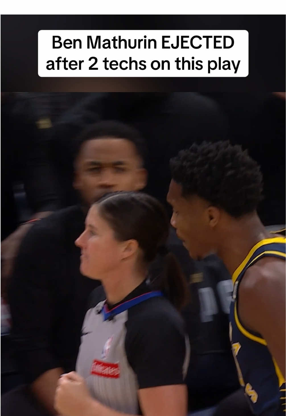 😅. #NBA #pacers #basketball #bball #ref 