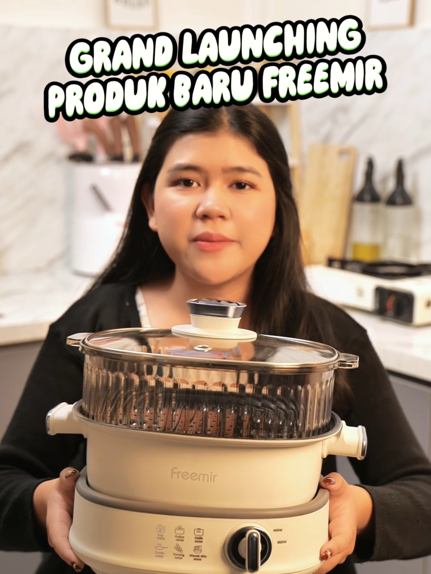 GRAND LAUNCHING! Produk baru lagi nih dari freemir, 3in1! praktis banget!! #splitcooker #arnoldseries #chefarnold #komporlistrik #promo #fyp