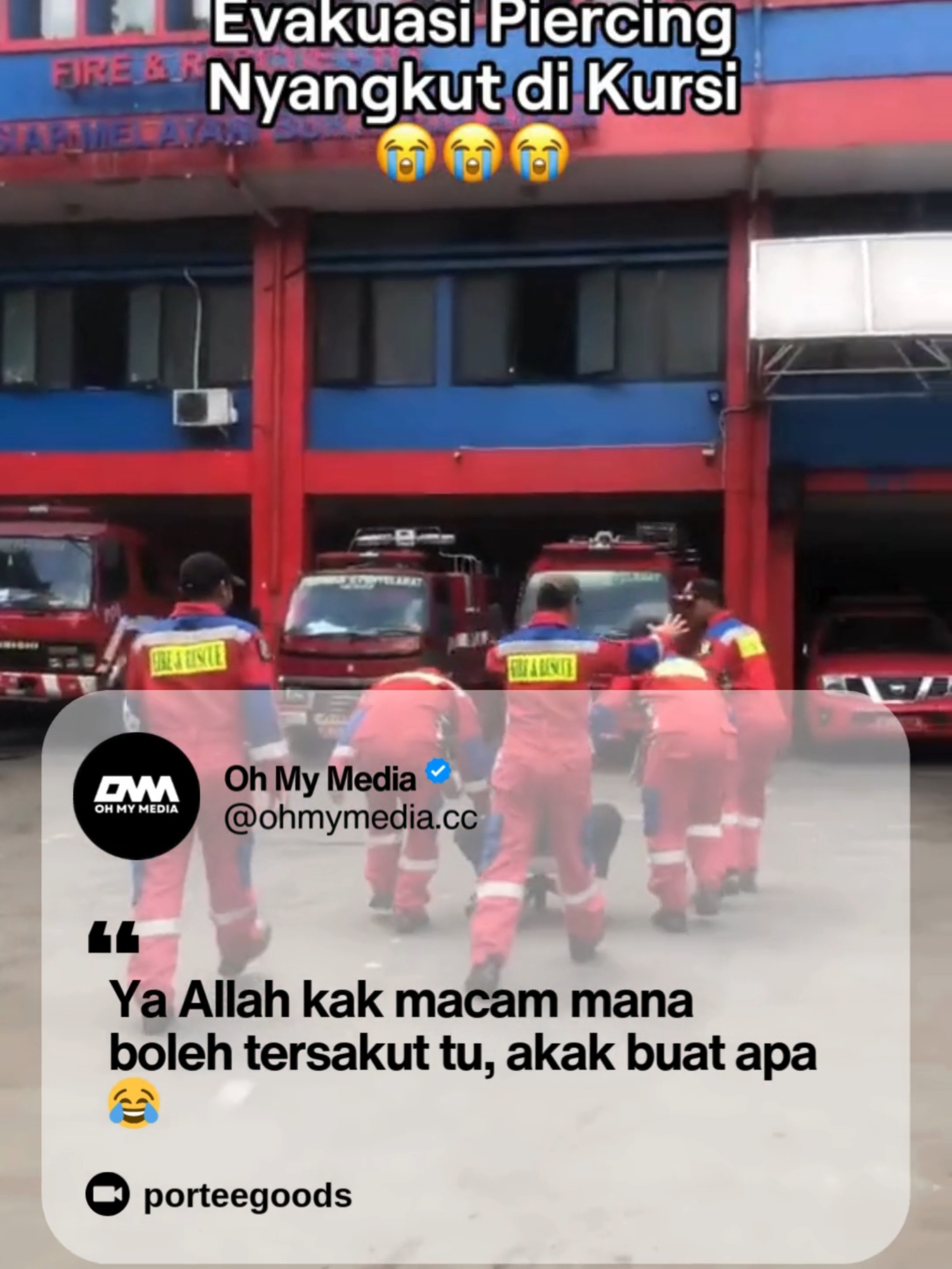 Mesti akak ni dah trauma dengan piercing sebab malunya tak habis smpai 7 keturunan-Netizen #ohmymedia #ommmedia #videoviral