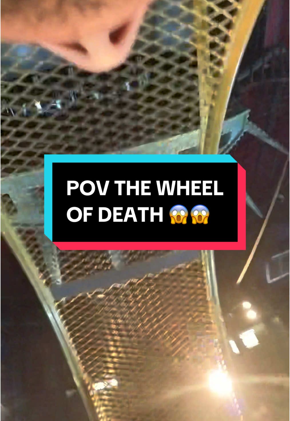 this wheel of death pov is 🤯 #madapplelv #circus #acrobatics #lasvegas 