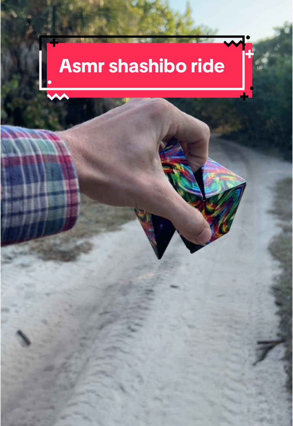 ASMR forest riding and one hand cubing. I’ve always felt like Shashibo can be like rock climbing for your hands, and one hand shashibo manipulation definitely highlights that!  . . . . #magiccube #fidget #fidgets #toy #toysoftiktok #tiktoker #fyp #foryou #trending #trending #fidgettoys #tiktokshopping #tiktokshopjumpstart #tiktoker #TikTokShop #giftideas #asmr #asmrvideo #video #satisfying #soothing #euc #onewheel #tiktokmademebuyit #destress #sunset 