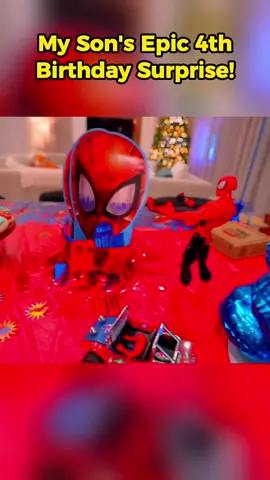 My Son's Epic 4th Birthday Surprise! #emotional #familytime #children #fyp