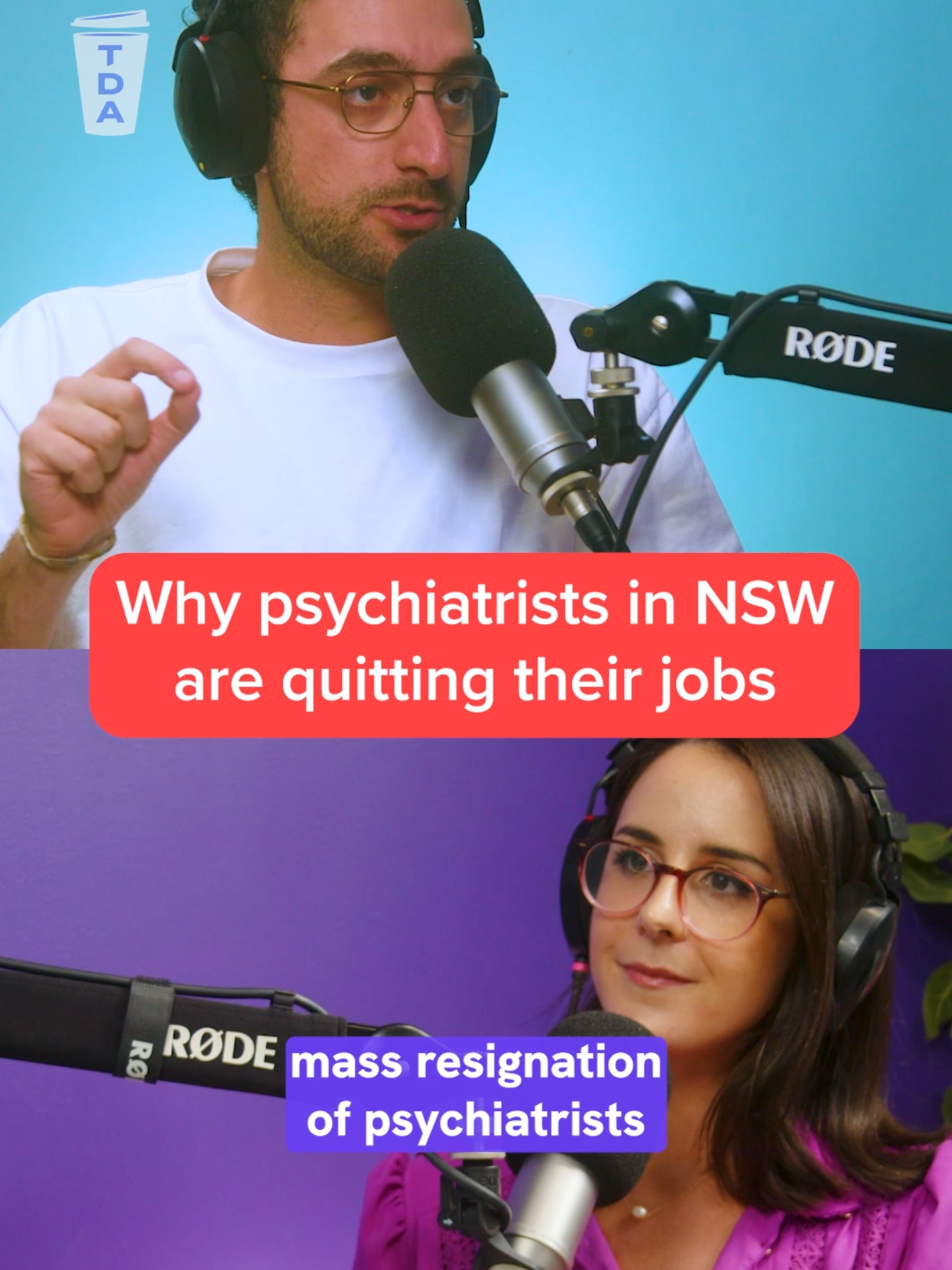 Why have hundreds of psychiatrists resigned in NSW? | Watch the full episode on YouTube or listen wherever you get your podcasts ▶️ 🎧 #news #podcastclips #nsw #union