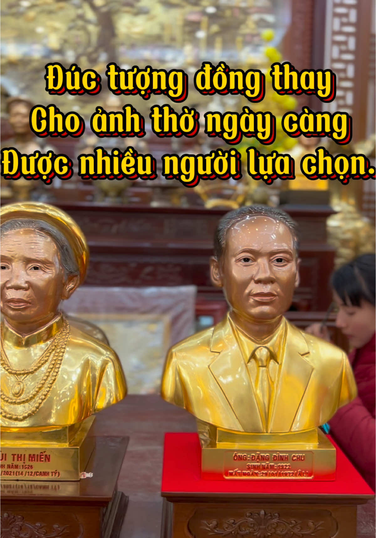 Các con trở về từ Đức với tâm nguyệnd đúc tượng cho Cha Mẹ..!#duongquangha #quangdodong #tuongchandung #tuongtruyenthan #tuongbome 