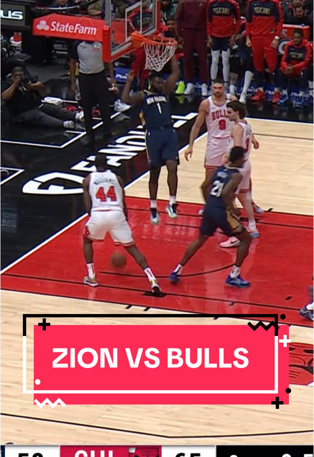 Zion cooked tonight 🧑‍🍳 #zion #basketball #NBA #dunk #highlights #pelicans 