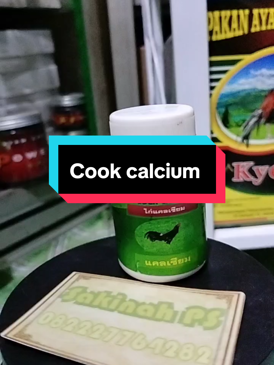 Cook calcium vitamin ayam 