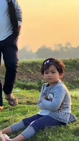 বাবার কাছে মেয়ের অভিমান 🥰#foryou #loveyou 