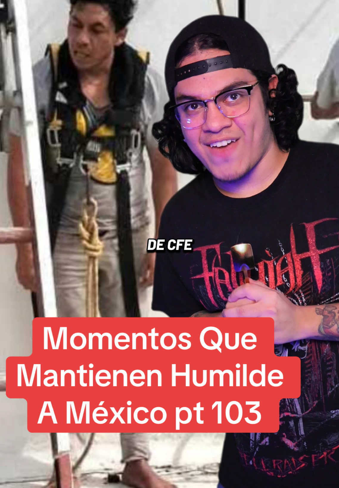 Hombre Pasa 24 Horas En Antena De CFE #alexedwields #fyp #fypシ゚ #viral #humor #risa #comedia 