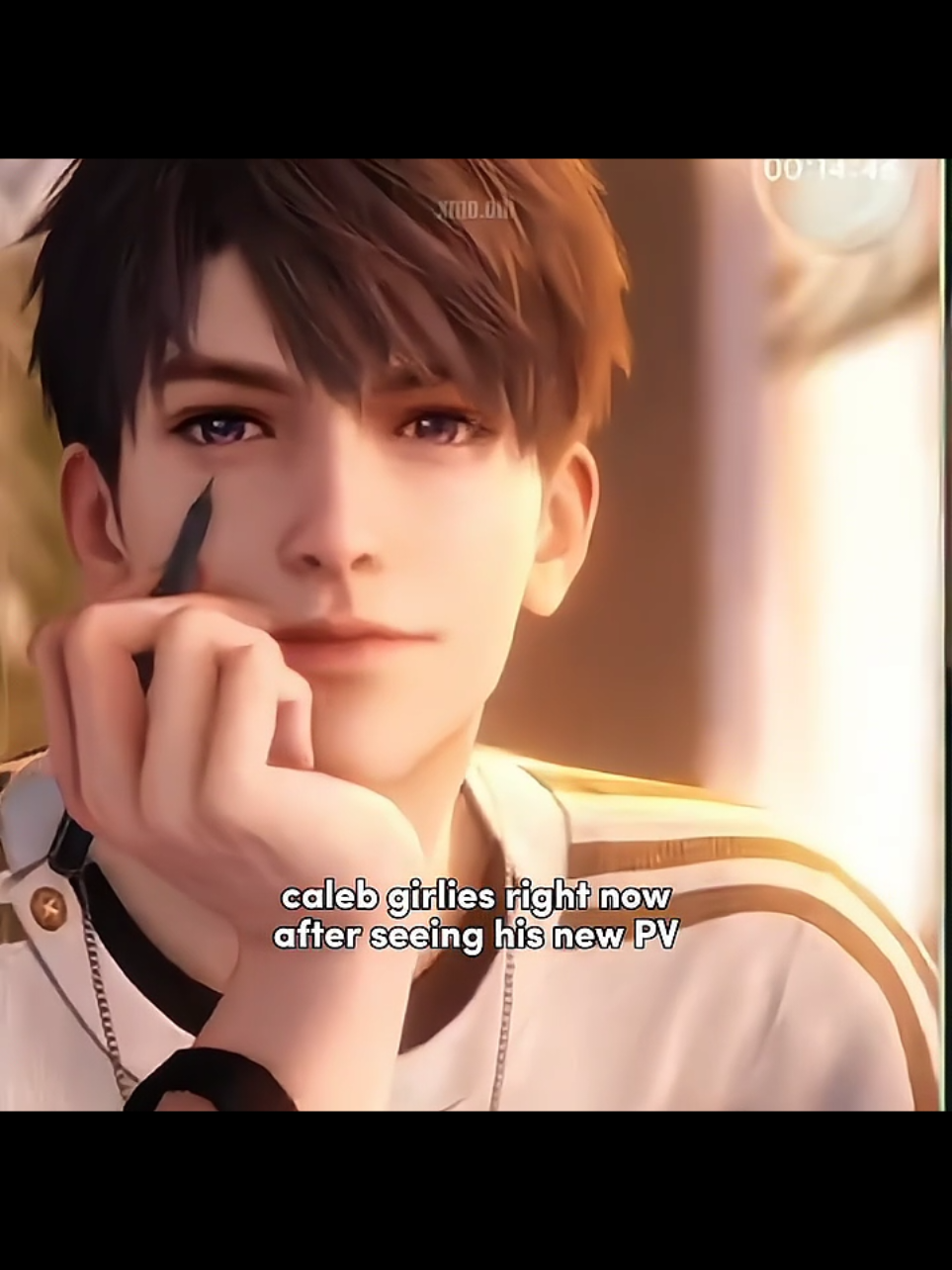 i bet you can't sleep right now till Jan 22😏 cr: liammiller #caleb #calebloveanddeepspace #otome #otomegames #edit #fyp #foryoupage #xybca 