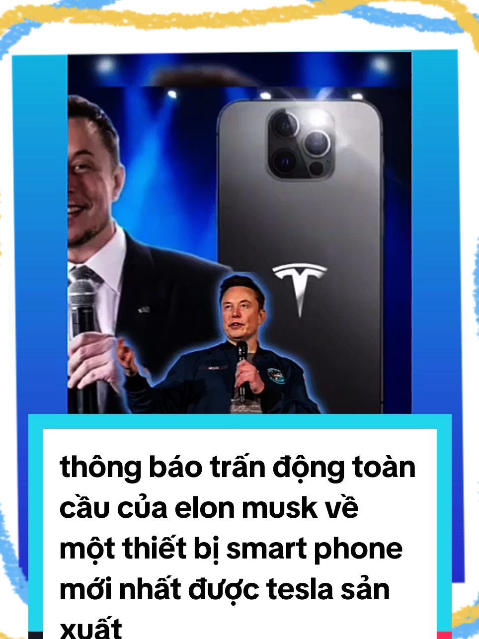 thông báo trấn động toàn cầu của elon musk về một thiết bị smart phone được tesla sản xuất #bantin #24h #2025#my  #viralvideo 