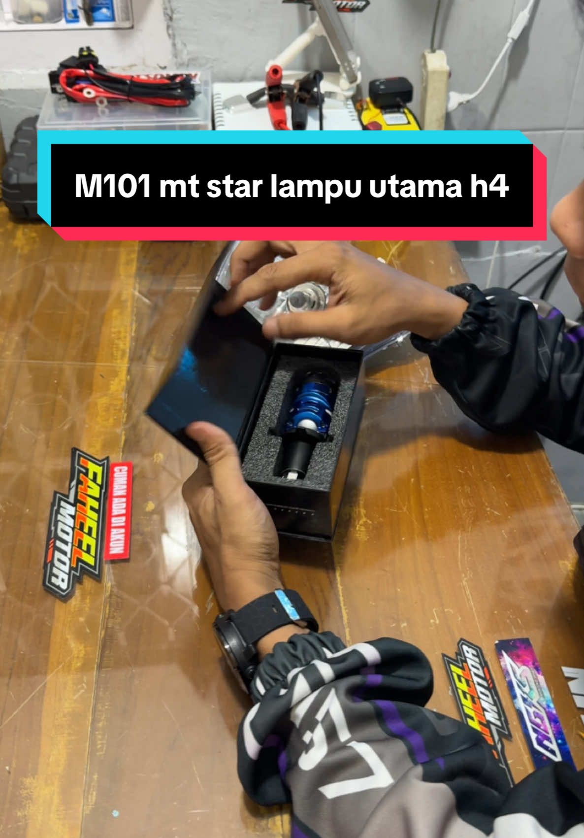 Rekomendasi lampu h4 mobil dan motor M101 mt star lampu utama h4 #lampu #lampuviral 