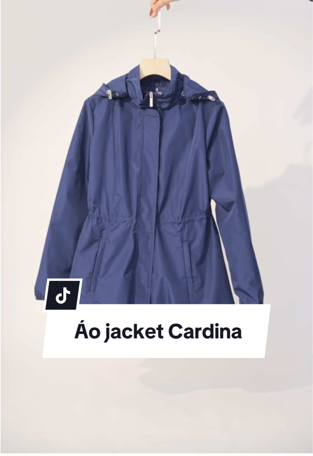 Áo Jacket nữ an lành Cardina chất liệu gió tráng nhựa 50D cản gió cản nước kiểu dáng trẻ trung #cardina #cardinaofficial #fashion 