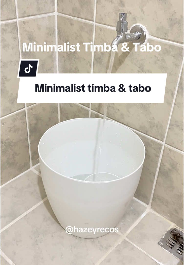 Minimalist at aesthetic timba at tabo ba hanap mo? Eto na yun mii! #minimalist #aesthetic #timbaattabo #timba #homefinds 