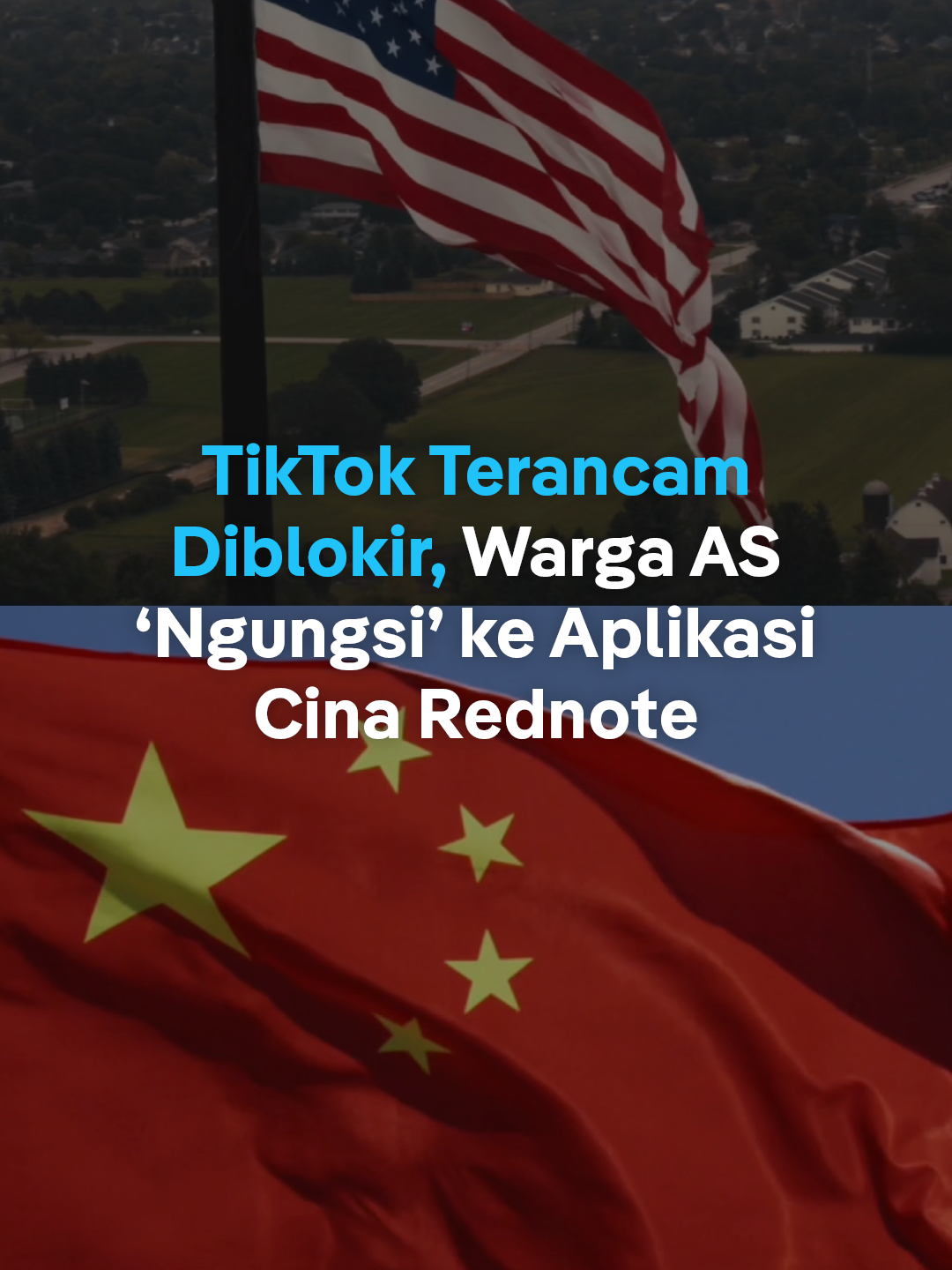 Sebagai bentuk protes terhadap pemerintah AS terkait “pemblokiran TikTok”, warga AS beramai-ramai membuat akun di sebuah aplikasi Cina bernama Rednote. Di sana mereka menamakan diri sebagai “pengungsi TikTok”, dan menjalin interaksi hangat dengan pengguna asal Cina, negara adidaya saingan AS. #dwaktok