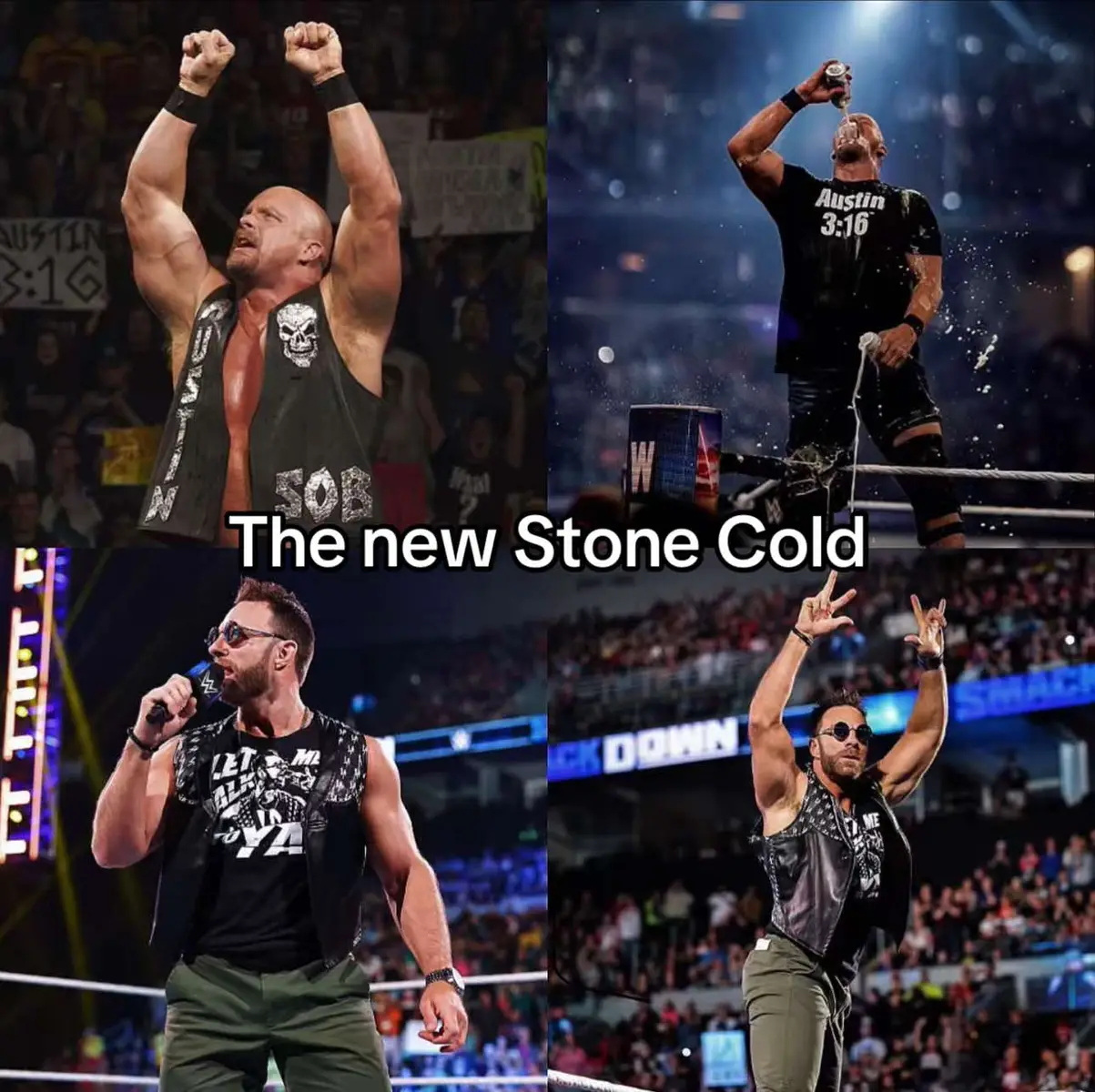 #WWE #wwefan #wwetiktok #wrestling #wwefans #wrestlers #laknight #stonecold #hbk #shawnmichaels #sethrollins #kurtangle #chadgable #damianpriest #undertaker #romanreigns #error404 