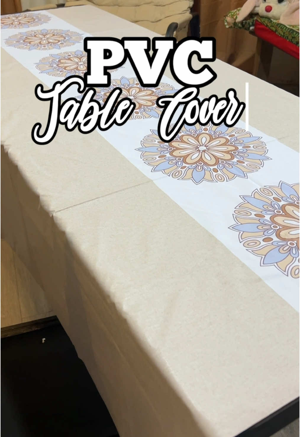 Waterproof and oil proof, very easy to clean ✨ #tableclothcover #tablecover #tablecloth #pvctablecloth #pvctablecover 