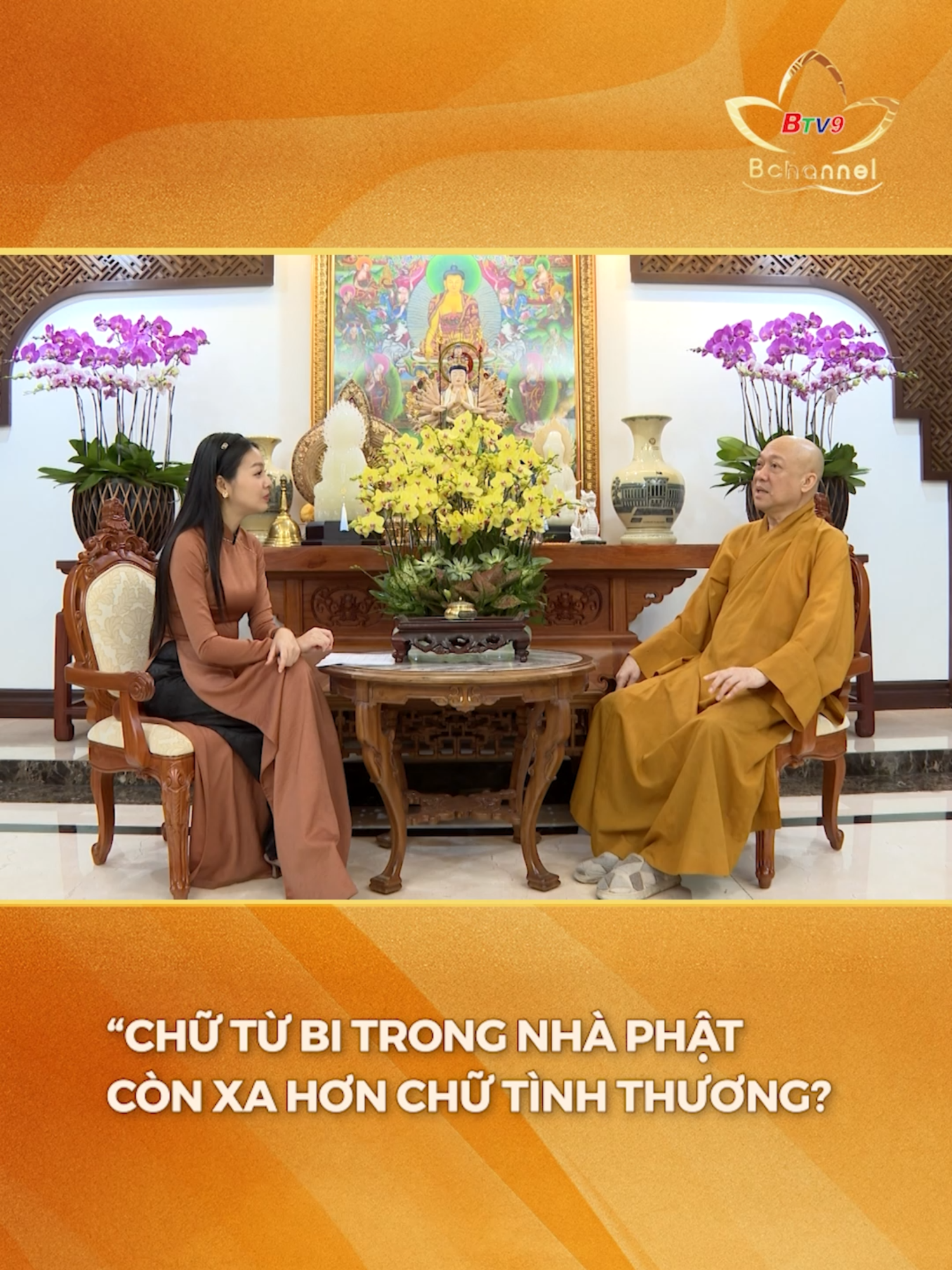 Chữ Từ Bi trong nhà Phật có ý nghĩa bao trùm hơn cả chữ Tình Thương. #anvientv #bchannel #btv9 #anvientvbchannel