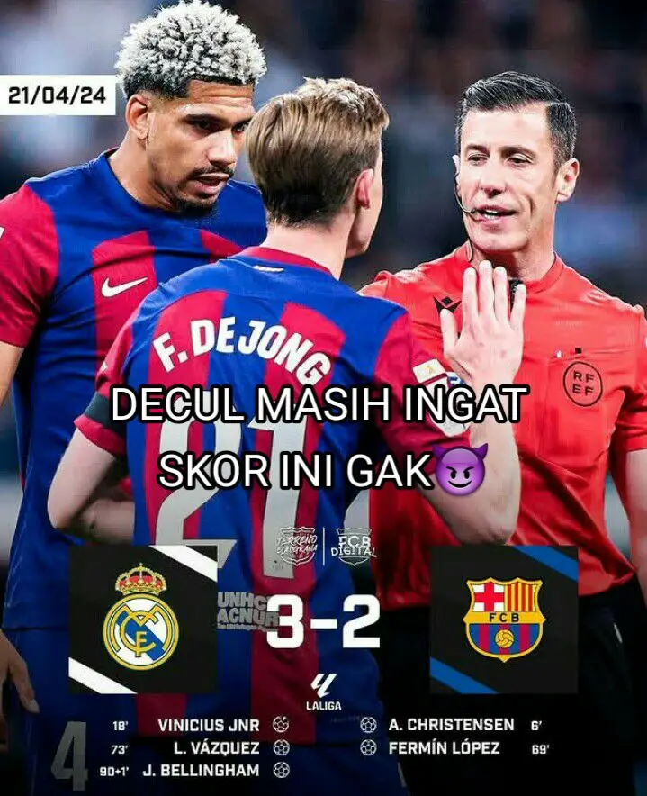 MASA LUPA SIH😹#barcelona #realmadrid #ElClasico #football #foryou #fyp