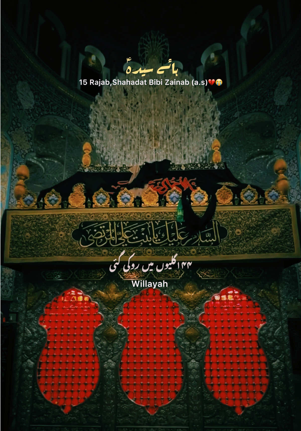 Masaib BIBI Zainab as | 15 Rajab Shahadat BIBI Zainab as | Allama Asif Raza Alvi  #willayah #15rajab #bibizainab #masaibbibizainab #islamichistory #islamicstatus #trending #viral #foryou 