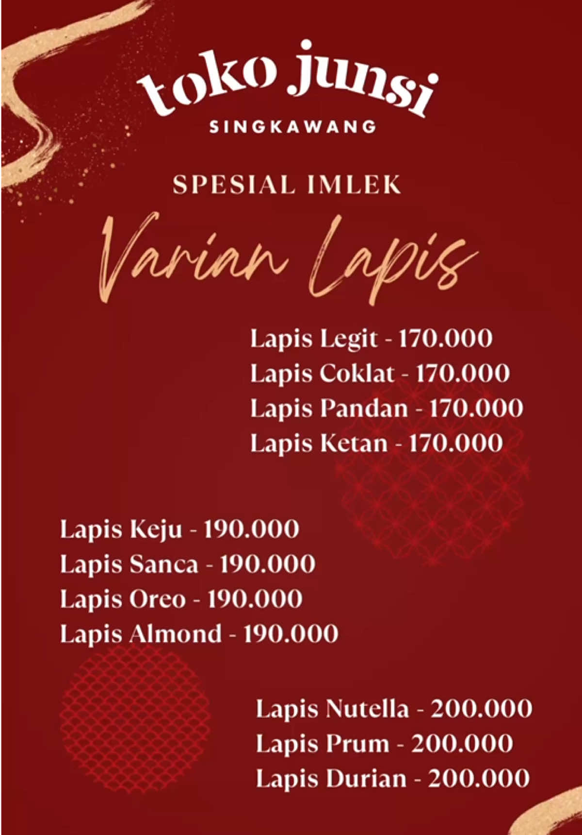 lapis murce dan rasanya juara! langsung order PO sekarang ya sebelum full 🥰❤️ #lapis #singkawang #chinesenewyear #imlek2025 #fyp #viral #lapisimlek #trending