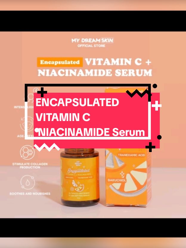 🛒ENCAPSULATED VITAMIN C + NIACINAMIDE SERUM🛒 #encapsulated #niacinamideserum #serum #vitaminc #beautyproducts #mydreamskin #fyp #foryou #foryoupage #tiktok #tiktokph #tiktokfinds #TikTokShop #tiktokviral #viral #trending #trendingvideo #viralvideo 