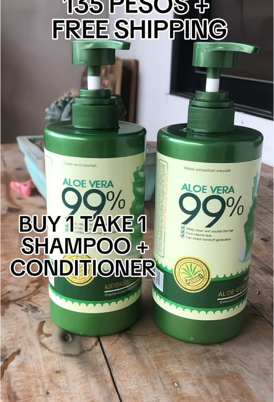 Buy 1 take 1 shampoo and conditioner na!!! #shampoo #conditioner #aloevera #buy1take1 