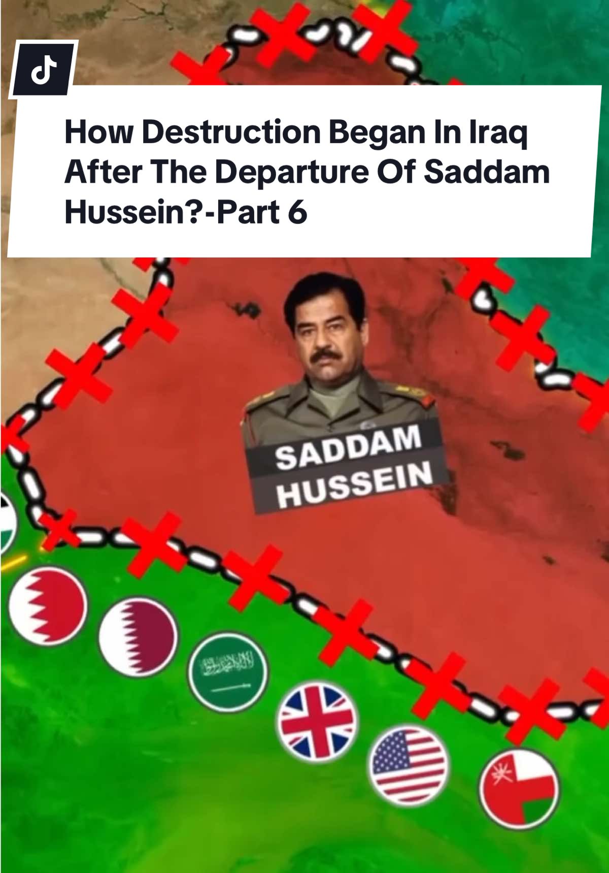 How Destruction Began In Iraq After The Departure Of Saddam Hussein? By Knowledge Empire Part 6. #Map #trendingtiktok #viewschallenge #secret #jordan #arabcountry