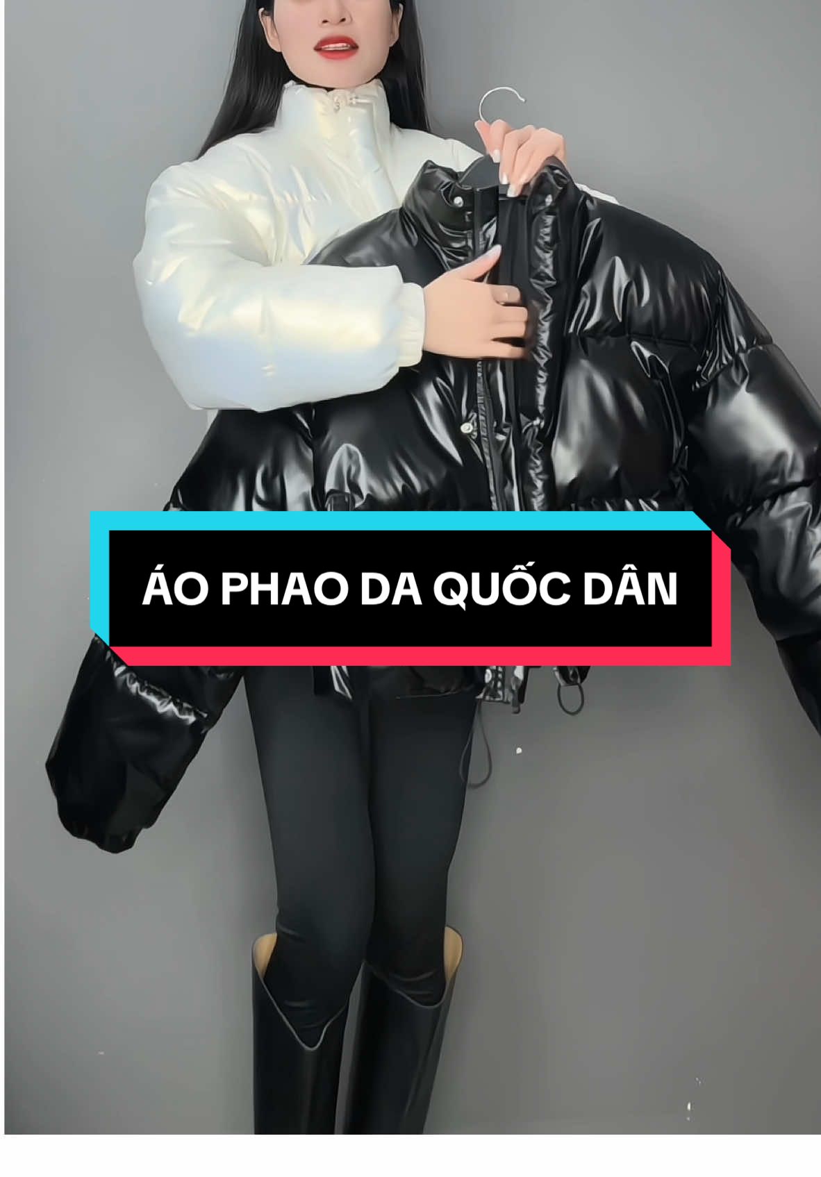 áo phao da nữ #lamthidailylivestream #aophaoda 