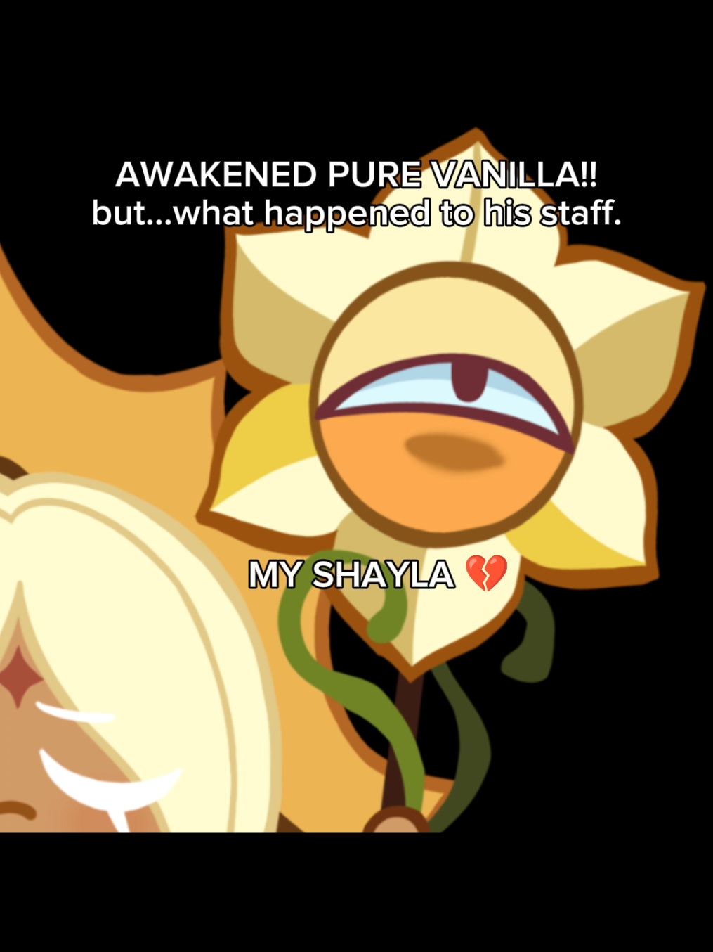 NO. SERIOUS. WHAT. HAPPENED. HIS ICONIC SCARY ASS STAFF TURNED INTO A STUPID FLOWER-SHAPED KEY?? NO. BRING MY SHAYLA BACK. /j I LOVED HIS AWAKENED FORM!! #fyp #foruyou #fypシ゚ #viral #fyppppppppppppppppppppppp #fyy #meme #foryou #cookierunkingdom #trend #purevanillacookie #leaks 