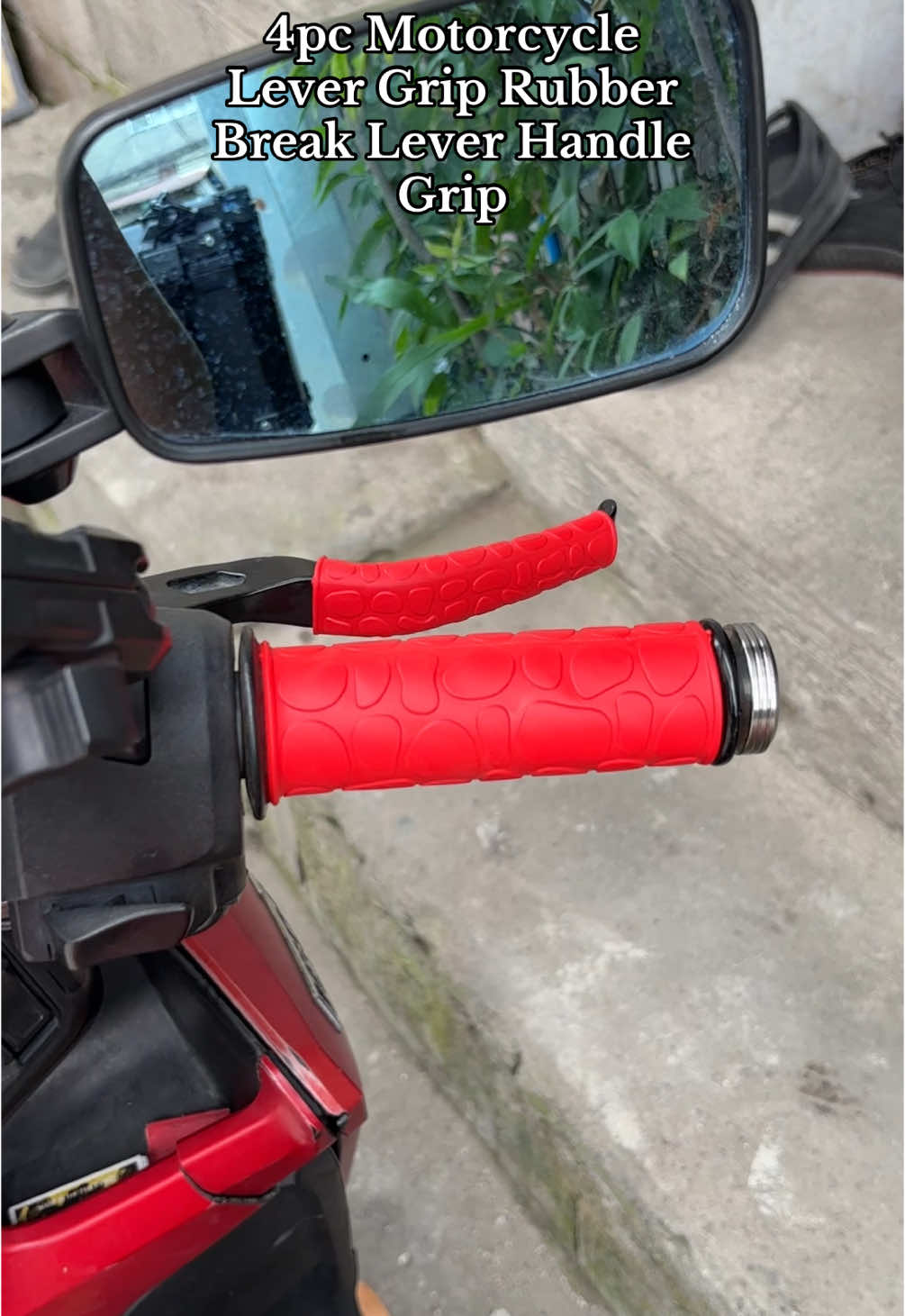 4pc motorcycle handle grip rubber lever grip #levergriprubbercover #motorcycle 