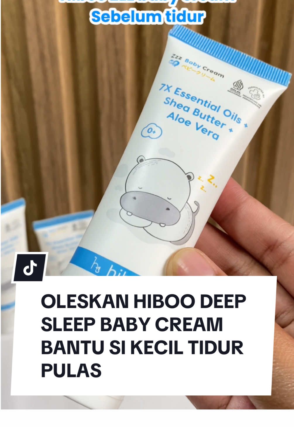 Yuk Moms, bantu kualitas tidur si Kecil pakai Hiboo 🥰✨ #hiboozzzdeepsleepbabycream #hiboo  #BabySkincare #SkinCareBayi  #KulitBayi #PerlengkapanBayi    #MoisturizerBaby    #fyp #fypシ #viral #WIBGAJIAN