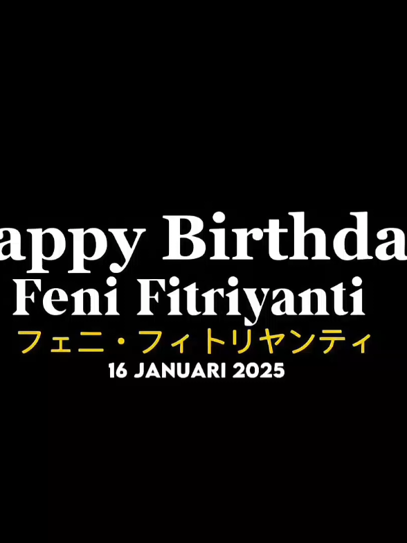 @Feni Happy Birthday Kak Mpenn🤍, Terima kasih sudah menjadi sumber kebahagiaanku setiap harinya dan mewarnai hidupku. #jkt48feni #fenijkt48 #fenijkt48🦋 #fenifitriyanti #stsfenijkt48 #fenifitriyanti #fenijkt48generasi3 #fenijkt48quadlips #feniquadlips #feniquadlipsjkt48 #jkt48newera #jkt48 #jkt48one #jkt48edit #jkt48video #jkt48teamj #jkt48member 