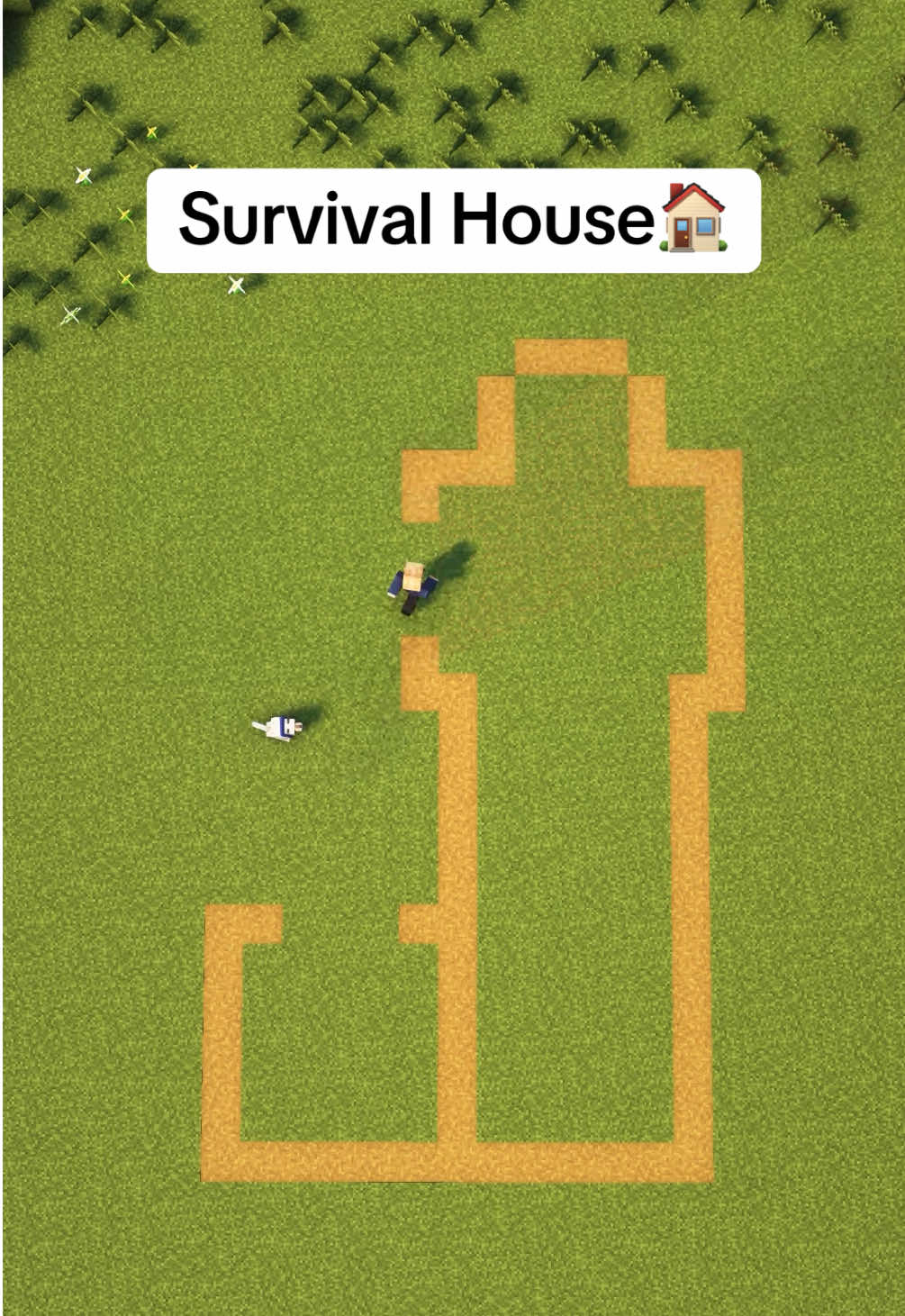 Minecraft Survival House🏠 #Minecraft #minecraftbuilding #minecrafttutorial 