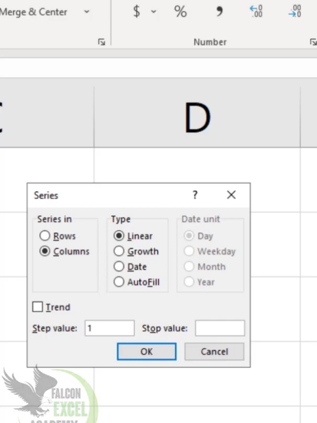 Auto Serial number ✅✅ #Excel #exceltips #falconcomputeracademy #foryoupage #fyp