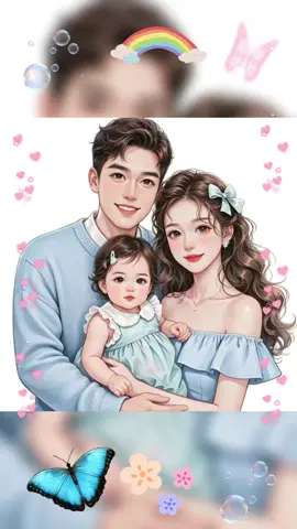 hình avatar gia đình 3 người  #hinhavatar 