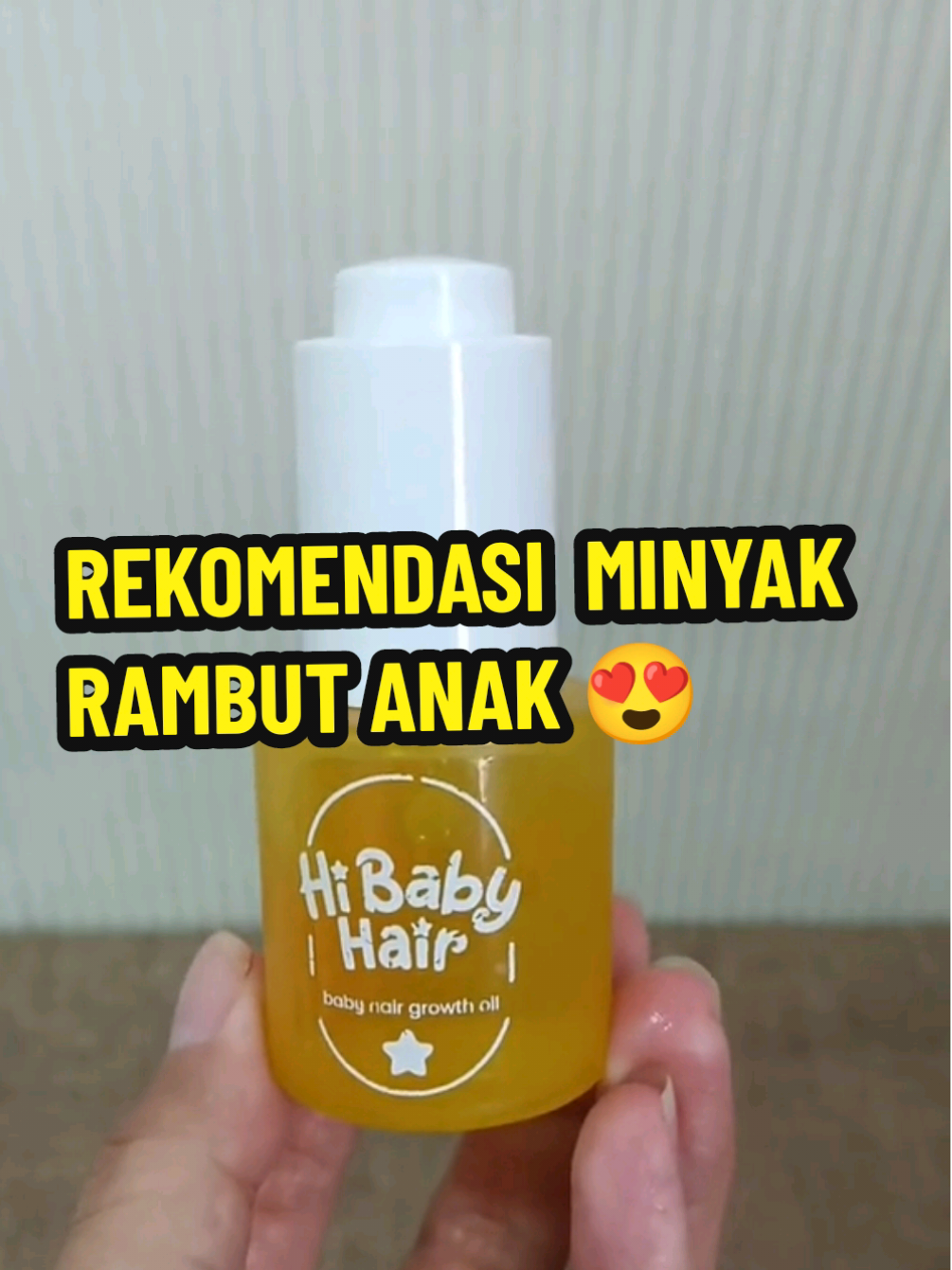 rekomendasi minyak rambut anak 💛 . . . . #minyakrambut #penumbuhrambutanak #haircare #fyp 