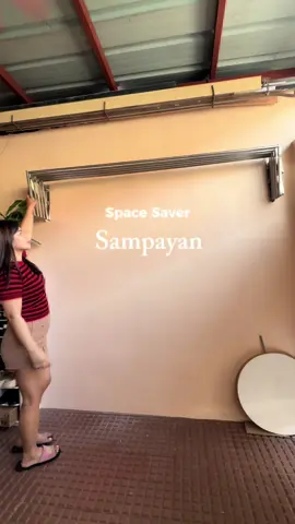 Sampayan na hindi takaw sa space.@SIV Homedeco PH #foldablesampayan #retractablesampayan 