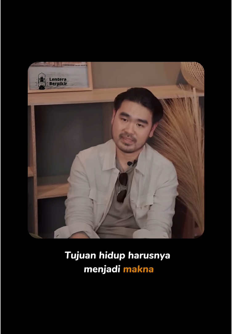 Kebahagiaan sebagai tujuan hidup adalah hal yang menyedihkan.  📹 : Good talk  #lenteraberpikir #potcast #fyp #bagusmuljadi #tujuanhidup #kebahagiaan 