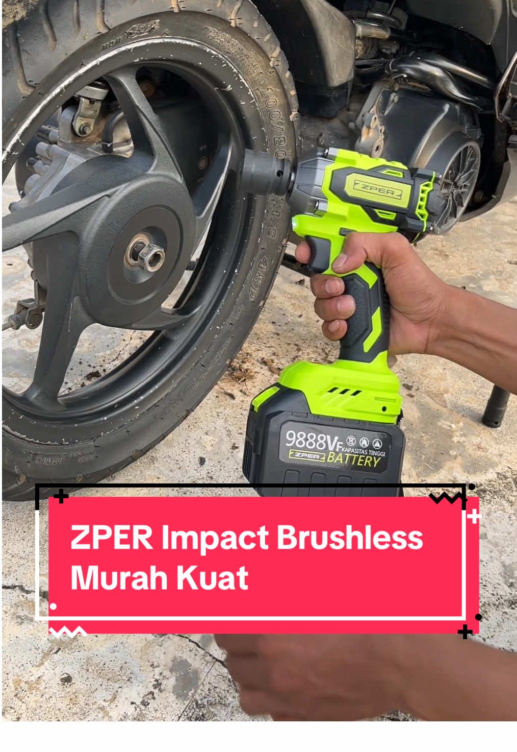 ZPER Impact Brushless Murah Tenaga Kuat #impact #impactwrench #zper #impactzper #alatbengkel #impactmurah #perkakasbengkel #cuantanpabatas #wibgajian 