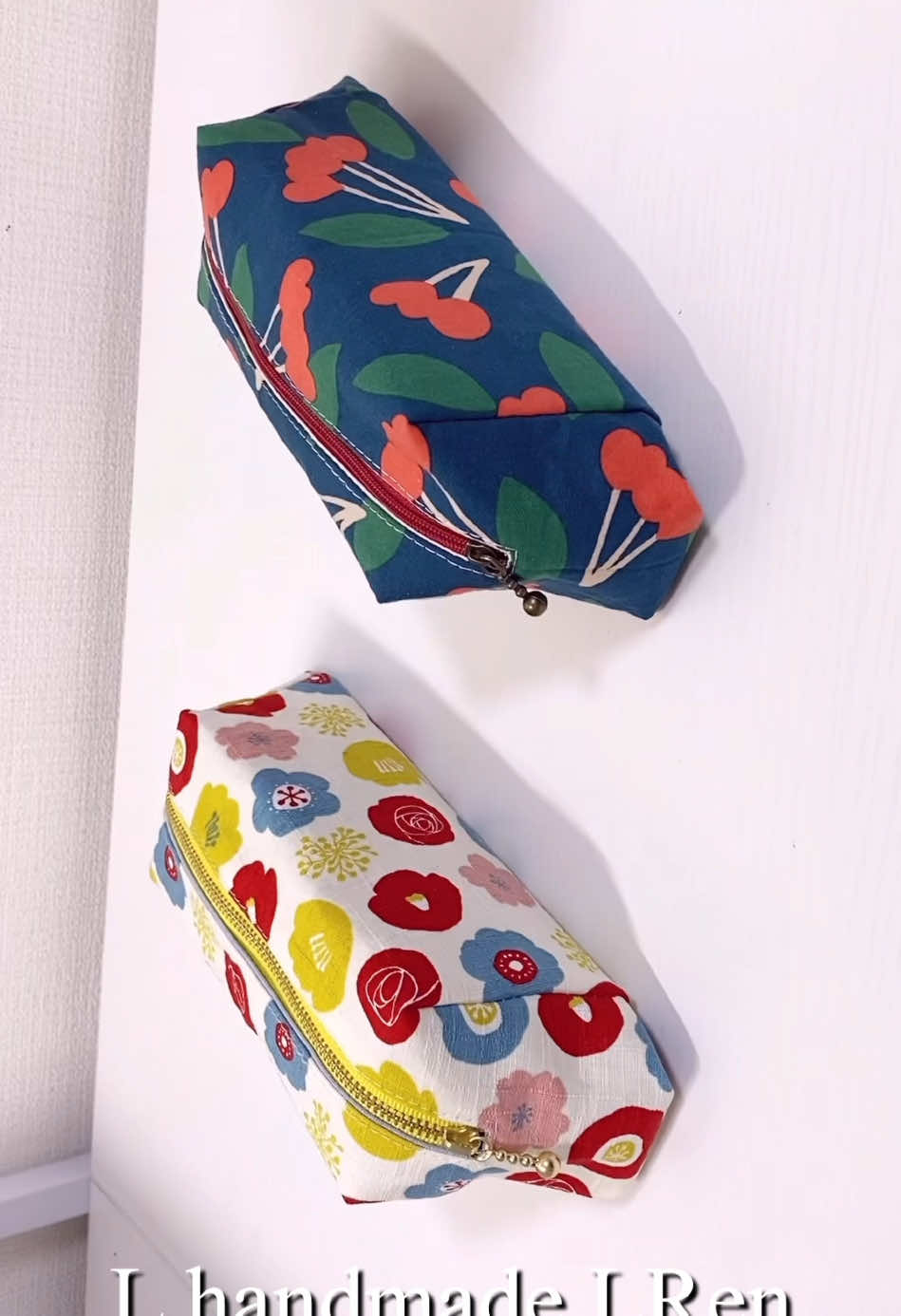 ファスナー簡単な付け方 面白い作り方！ファスナーミニポーチ作り方♪【ペンケース】 DIY zipper pouch pen case / easy version!#sewing #DIY #crafts 