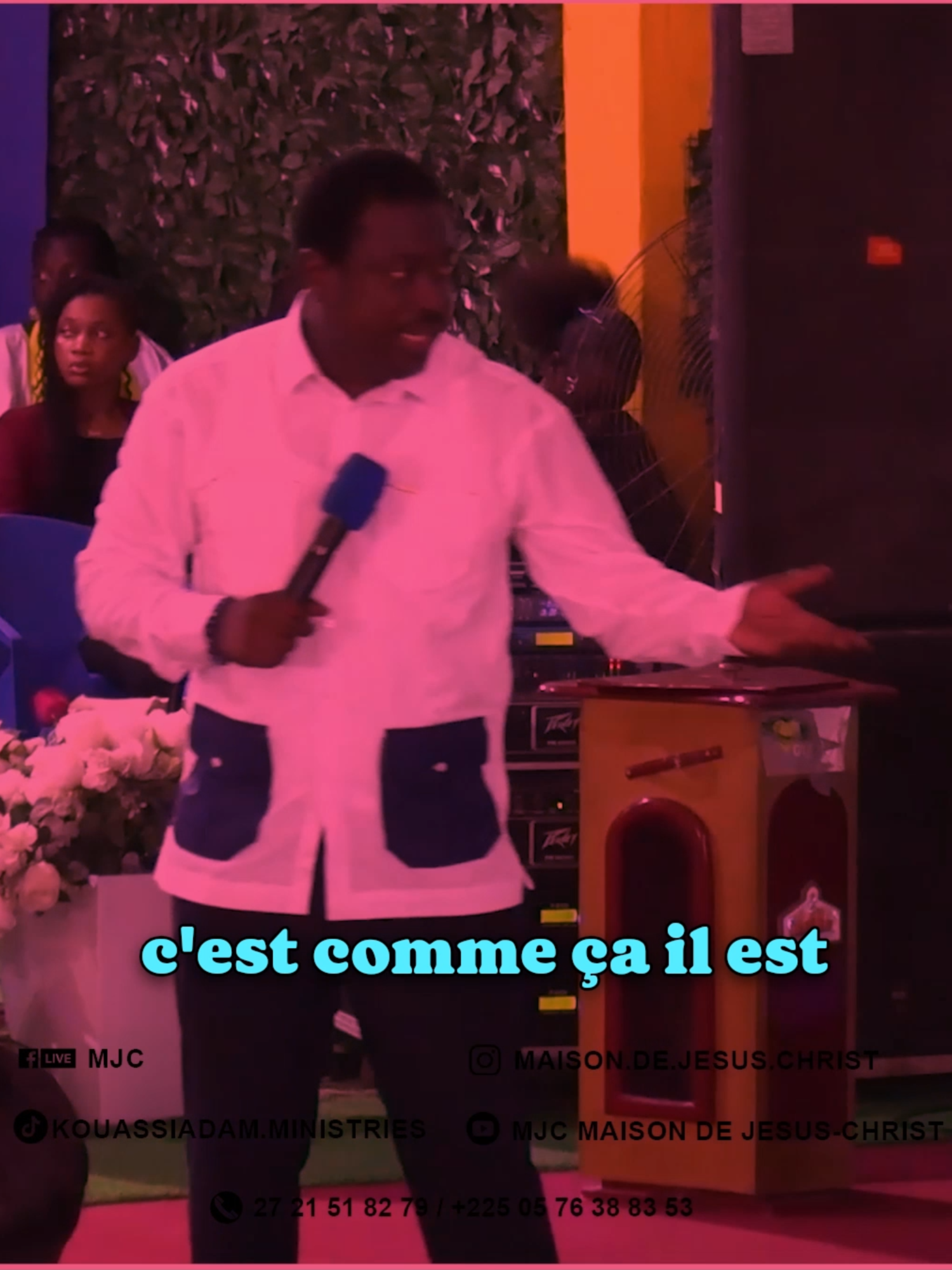 LE CONTACT POUR TOUS VOS SUJETS DE PRIÈRE : +225 05 76 38 83 53 / 27 21 51 82 79. Le temple est situé à GRAND-BASSAM, au quartier Mokeyville.#chretien #chretientiktok #chretienstiktok #jesus