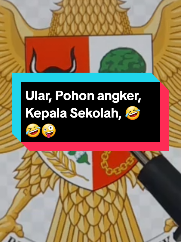 Ular, Pohon Angker, Kepala Sekolah Guru sabar ngajarin Lambang lambang dalam burung garuda #burunggaruda #ularpohonangkerkepalasekolah #lambangpancasila #lucu