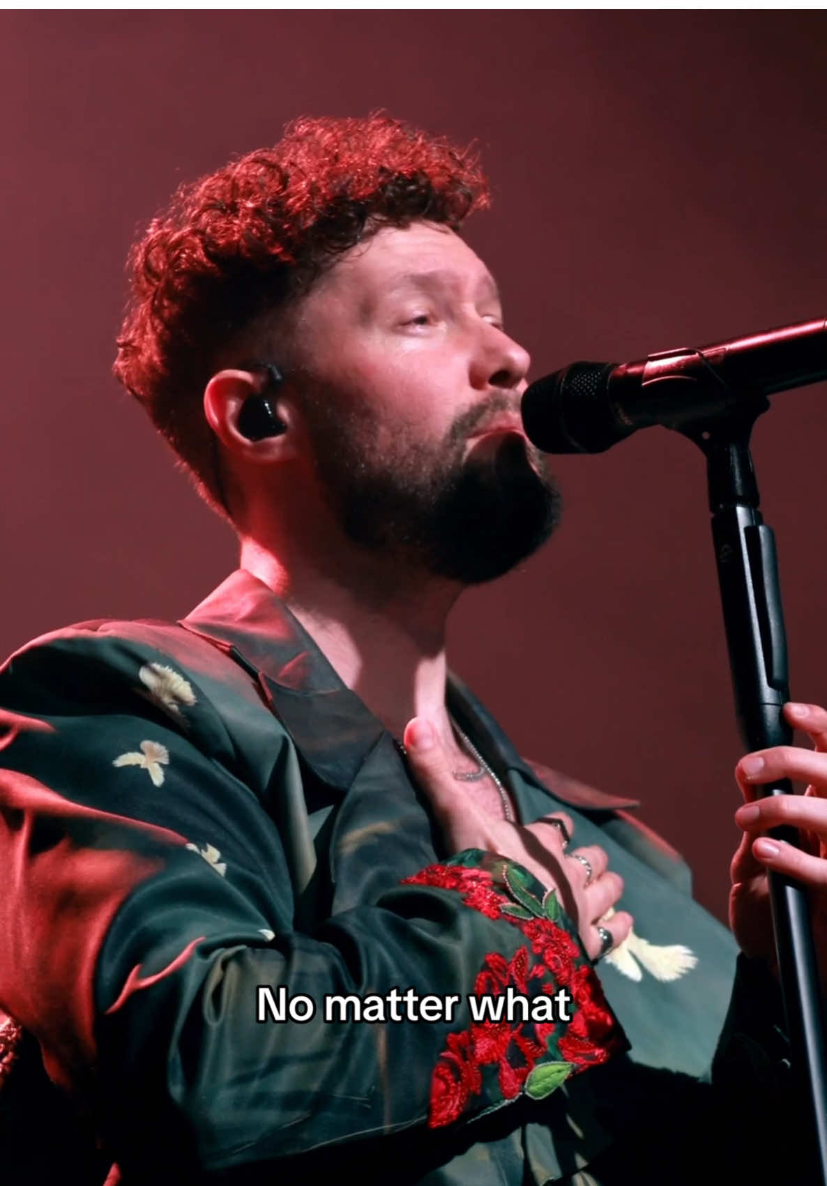 ‘No Matter What’ is one of the most personal songs I ever wrote and allowed me to make peace with myself but the most special part about it is that it’s gone on to help people make peace with themselves and that’s just beautiful. X #calumscott #nomatterwhat #OnTour 