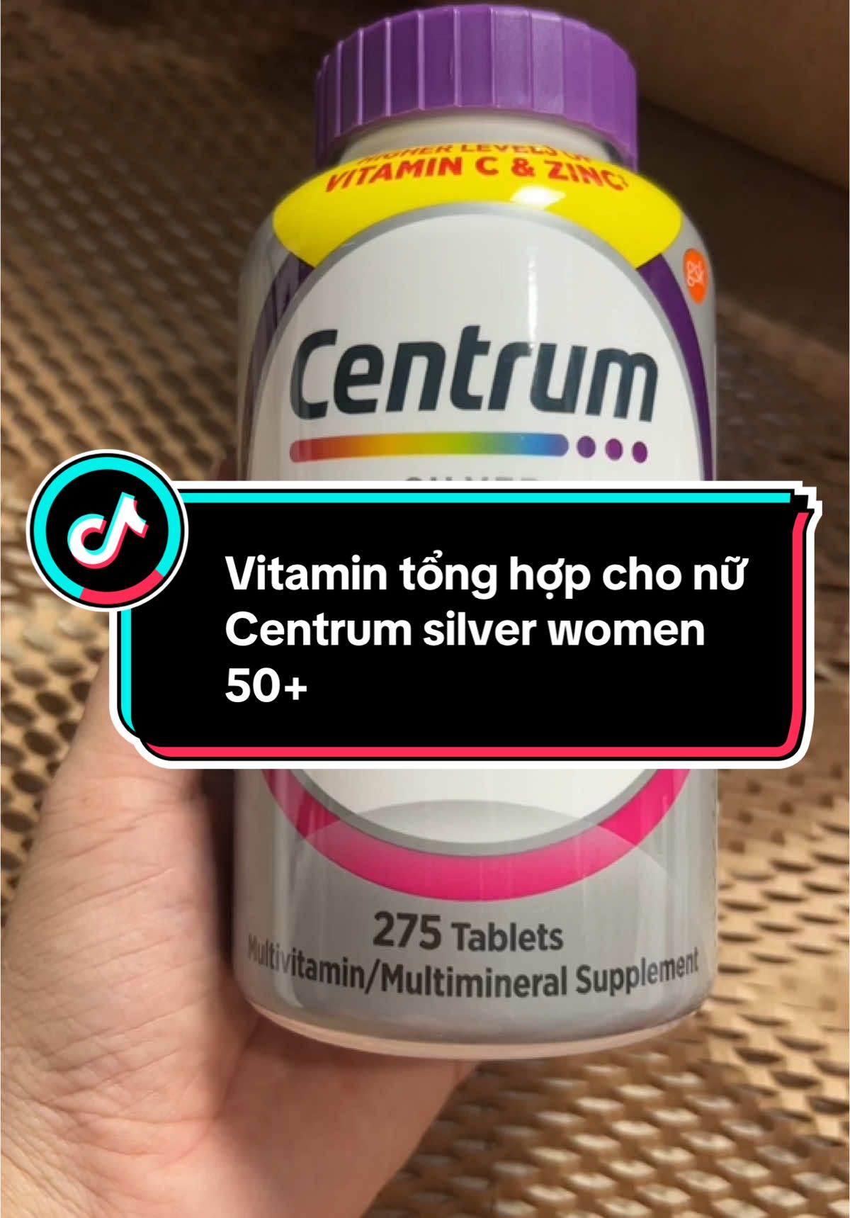 Vitamin tổng hợp cho nữ Centrum silver women 50+ 